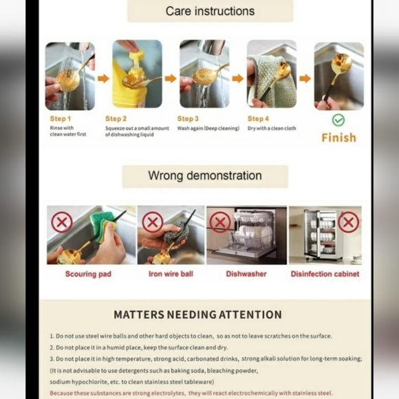 24pcs Stainless Steel Cutlery Set,Stainless Steel, Portuguese Cutlery Sp… - Picture 8 of 8